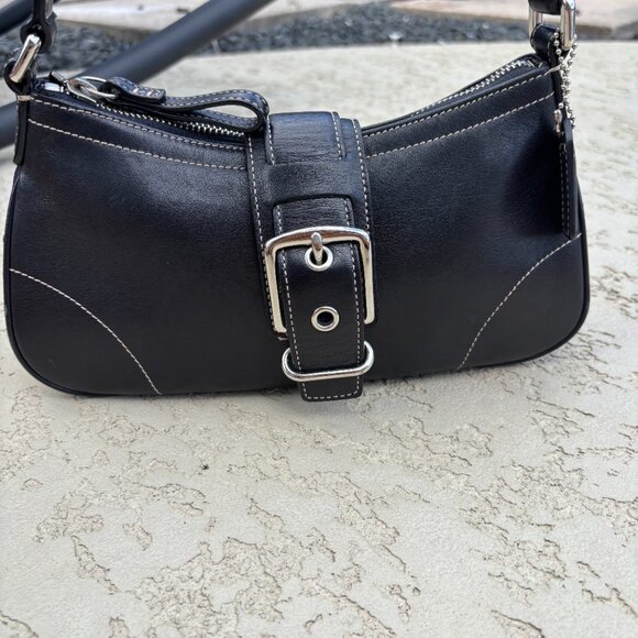 Vintage Y2K Coach Black Leather Soho Shoulder Bag – - Picture 15 of 16